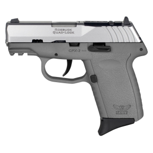 SCCY CPX-2 Gen 3 9mm 3.1" 10rd, Silver/Grey - CPX-2TTSGRDRG3