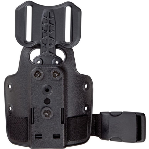 Safariland Single Strap Leg Shroud with Drop Flex Adapter for 2" to 2-1/4" W Belt Safariland Holsters, Black - 6004-25-2