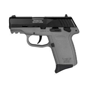 SCCY CPX-1 Gen 3 9mm Pistol, 3.1" Barrel, 3 Dot Sights, Black, Gray - CPX1CBSGG3