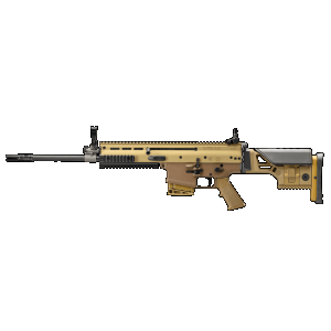 FN SCAR 17s DMR 16.25" 10rd 6.5 Creedmoor Rifle, FDE - 38-101746