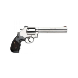 SMITH & Wesson Model 686 Plus 357 Mag Revolver, Silver W/ Black Grips - 150855