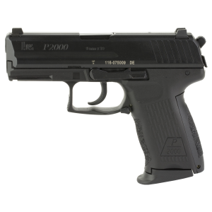 HK P2000 9mm Pistol, 3.66" Barrel, Night Sights, Black - 81000044