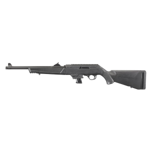 RUGER Pc Carbine 10 Round Semi Automatic 9mm Rifle, Black - 19102