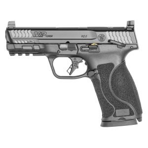 S&W M&P 2.0 TS Compact 4" Optics Ready 10mm Pistol, Black - 13390