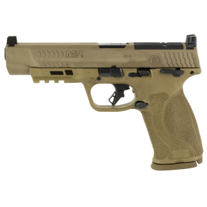 Smith & Wesson M&P9 9mm Pistol, 5" Barrel, 3 Dot Sights, Flat Dark Earth - 13569