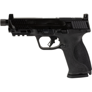 Smith & Wesson M&P9 9mm Pistol, 4.625" Barrel, Optic Height Sights, Black - 13585
