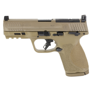 Smith & Wesson M&P 2.0 9mm Pistol, 4" Barrel, Optic Height Sights, Flat Dark Earth - 13573