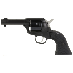Ruger Wrangler .22LR Revolver, 3.75" Barrel, Internal Notch Rear Blade Front Sights, Black - 2052