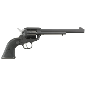 Ruger Wrangler .22LR Revolver, 7.5" Barrel, Internal Notch Rear Blade Front Sights, Black - 2043