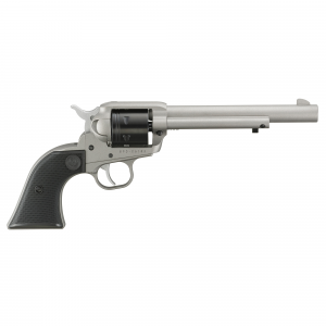 RUGER Wrangler .22lr Revolver, 6.5" Barrel, Internal Notch Rear Blade Front Sights, Silver - 2037