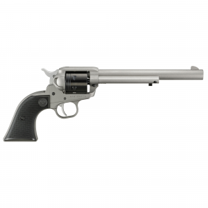 RUGER Wrangler .22lr Revolver, 7.5" Barrel, Internal Notch Rear Blade Front Sights, Silver - 2039
