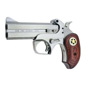 Bond Arms Rustic Ranger .45 Long Colt/.410 Gauge 4.25" 2rds, Stainless Steel - BARR
