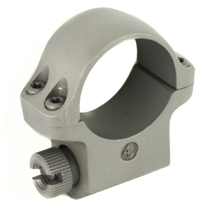 Ruger Standard, Ring, 1" Medium(4), Matte Stainless Finish, 4KHM, Sold Individually