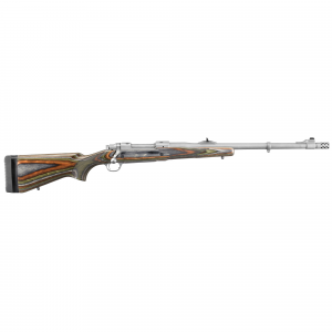 RUGER Guide Gun .338 Win Mag Bolt Action Rifle, 20" Barrel, Silver - 47117