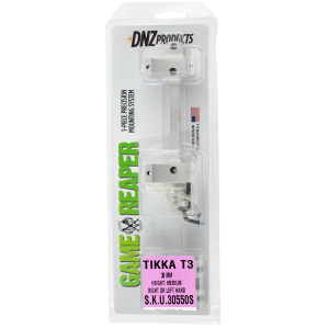 DNZ Game Reaper Tikka T3 30mm Medium Aluminum Precisioned 1-Piece Scope Tube, Silver - 30550S