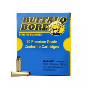 BUFFALO Bore Heavy 357 Mag 158 Grain Jacketed Hollow Point Pistol And Handgun Ammo, 20/box - 19c/20