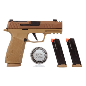 Sig Sauer P365 2A Comp 9mm 3.1" 17rd Pistol, Coyote Tan - 365XCA-9-CXR3P-COMP-2A