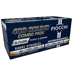 Fiocchi 5.7x28mm Combo Pack 400rds - 57COMPT