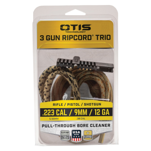 Otis Ripcord 3-Gun Trio Nomex/Rubber Pull Through Bore Cleaner - FGRC3G1