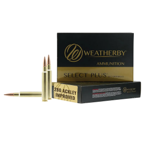 WEATHERBY Select Plus .280 Ackley Improved 168 Gr Classic Hybrid Hunter 20rds Rifle Ammo For Accurate Shooting - R280a168chh 747115453443 51655166314