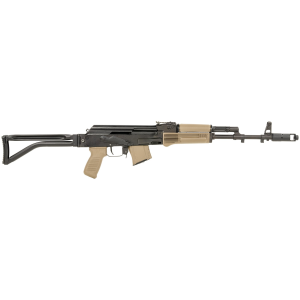 Arsenal SAM7SF 7.62x39mm 16.33" AK Rifle, Black/FDE - SAM7SF-84EFDEM
