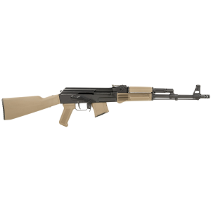 Arsenal SAM7R 7.62x39mm 16.25" AK Rifle, Black/FDE - SAM7R-62FDEM