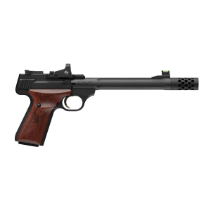 BROWNING Buck Mark Hunter Rosewood Red-dot .22lr 7.65" 10rds Pistol, Black - 051593490