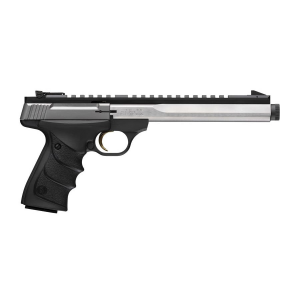 BROWNING Buck Mark Contour Stainless Suppressor-ready .22lr 7.65" 10rds Pistol, Black - 051590490