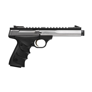 BROWNING Buck Mark Contour Stainless 5.9 Suppressor-ready .22lr 5.90" 10rds Pistol, Black - 051589490