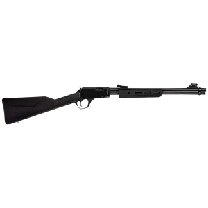 Rossi Gallery .22 WMR Pump Action Rifle, Black - Tactical and Efficient Pump Action in a Sleek Black Design - RP22W201SY