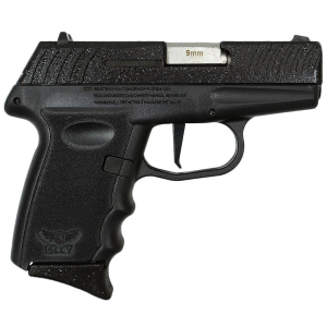 SCCY DVG-1 9mm 3.10" Compact Pistol 10rds, Black Panther - Bold - DVG1PBBK