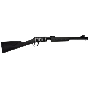 Rossi Gallery .22LR Pump Action Rifle, Black - Tactical Black Finish with Efficient Pump Action - RP22181SYEN18