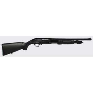 Iver Johnson Arms 12 Gauge 18" Pump Action Shotgun, Black - PAS12