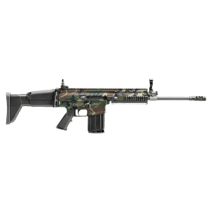 FN America SCAR 17S NRCH 7.62x51mm Semi-Auto Rifle Woodland Camo- 38-101701-01