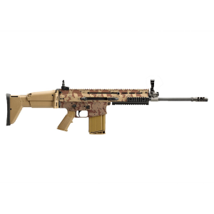 FN America SCAR 17S NRCH 7.62x51mm Semi-Auto Rifle, Flat Dark Earth/Camo - 38-101701-02