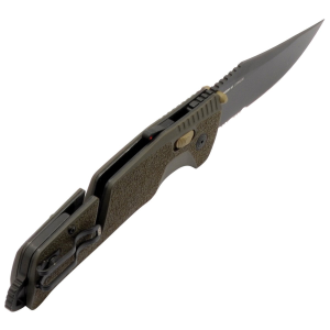 SOG Knives Trident AT Folding Knife Clip Point OD Green - for Precision - SOG-11-12-11-41