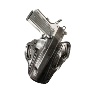 DeSantis Gunhide Speed Scabbard Springfield Echelon OWB Holster RH Leather Black - Classic and Quick Draw - 002BA0XZ0