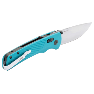 SOG Knives Flash AT Folding Knife Straight Back Petrol Green - Durable, Lightweight and Reliable Handle - SOG-11-18-13-41