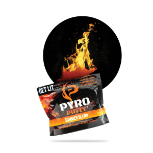 Pyro Putty Summer Blend Fire Staters 2 oz, Orange  - PP2OZS
