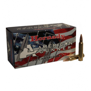 HORNADY 223 Remington 55gr Hp American Gunner Rifle Ammunition, 50 Round Box - 80237