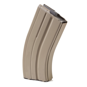  AR-15 7.62x39mm 20rd Capacity Stainless Steel Flat Dark Earth Magazine W/ Black Follower Ammo