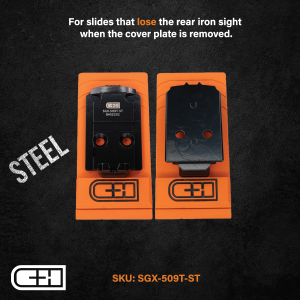 C&H Red-Dot Adapter Plate - Perfect Fit and Function - SGX-509T-ST
