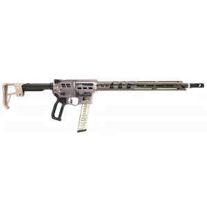 LEAD Star Arms Prime 16" Carbon Fiber Wrapped Pcc 9mm Ar-9 Rifle, Gunmetal W/ Black Accents 810055795086 LSA-PGUNBLK9C