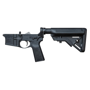 Sons of Liberty Gun Works Complete Lower Receiver - Black, Premium AR Component for High-Performance Custom Builds - M4LOWERLFTMSSL