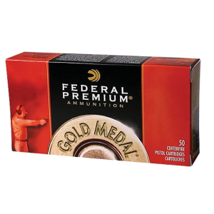 Federal Gold Medal 148 gr Lead Wad Cutter .38 Spl Ammo, 50/box - GM38A