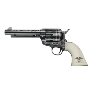 Pietta 1873 GW II Liberty .45 Long Colt Revolver 4.75" 6rds, Blue Engraved - GW45LLE434NMUI