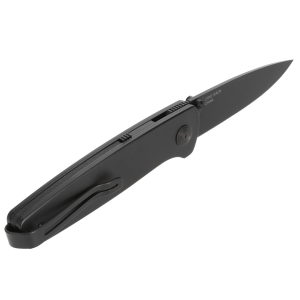 SOG Knives Twitch III Folding Knife Drop Point Black - Compact EDC Knife Assisted Opening, Ideal for Everyday Use - SOG-11-15-01-43