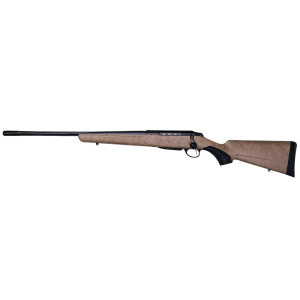 Tikka T3x Lite Roughtech 6.5 Creedmoor Bolt Action Rifle, Black/Tan - Classic Black and Tan Finish for Versatile Use - JRTXRT482