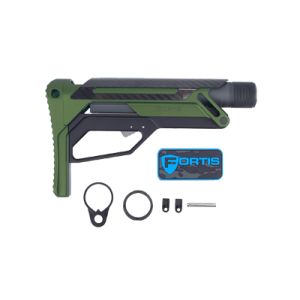 Fortis LA AR-15 Stock & Buffer Tube, OD Green - LASBNDL15ODG