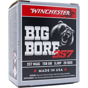 Winchester Big Bore .357 Magnum 158gr JHP 20rds - X357MBB